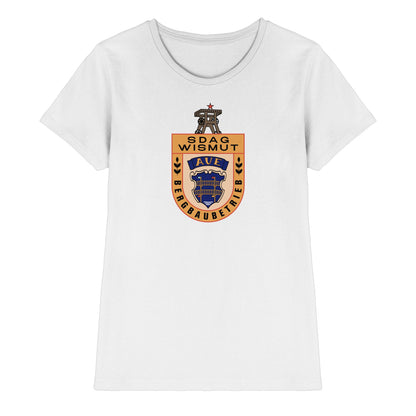 DDR Ostalgie Shirt Mädels • SDAG WISMUT AUE - ABZEICHEN