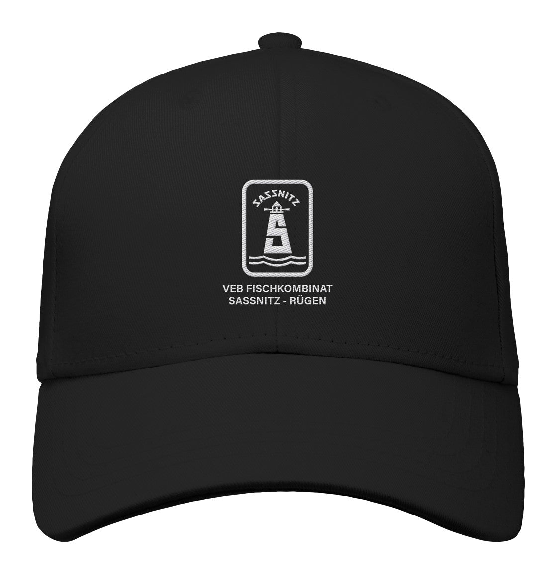 DDR Ostalgie Baseballcap bestickt • VEB FISCHKOMBINAT SASSNITZ-RÜGEN