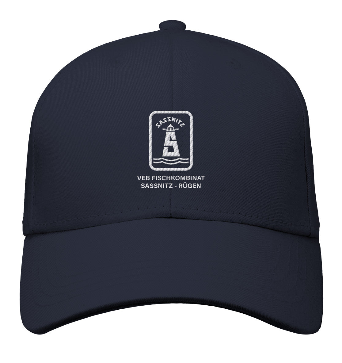 DDR Ostalgie Baseballcap bestickt • VEB FISCHKOMBINAT SASSNITZ-RÜGEN