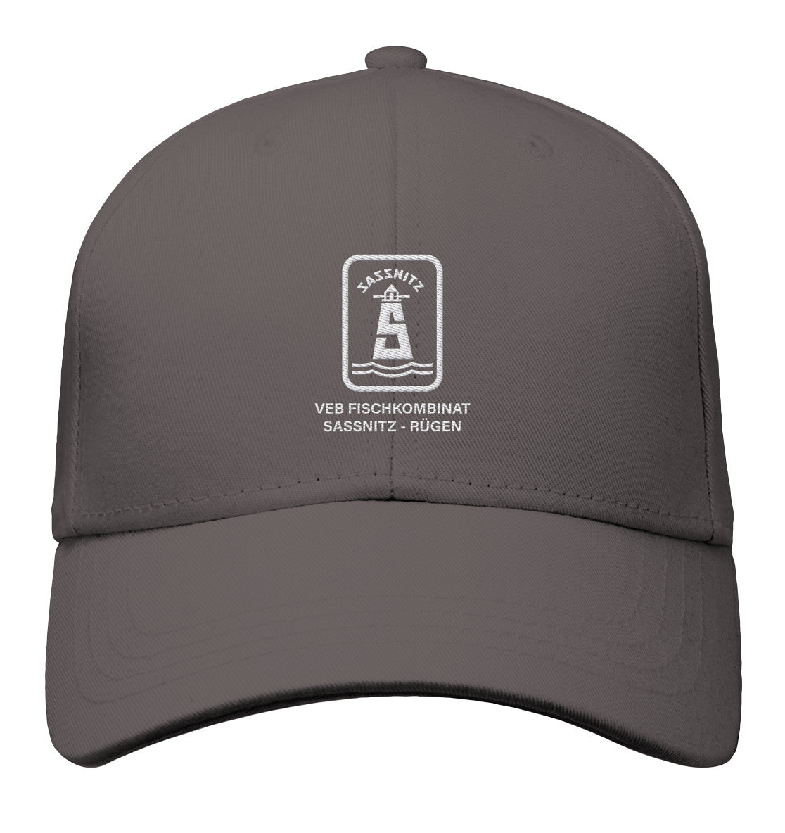 DDR Ostalgie Baseballcap bestickt • VEB FISCHKOMBINAT SASSNITZ-RÜGEN