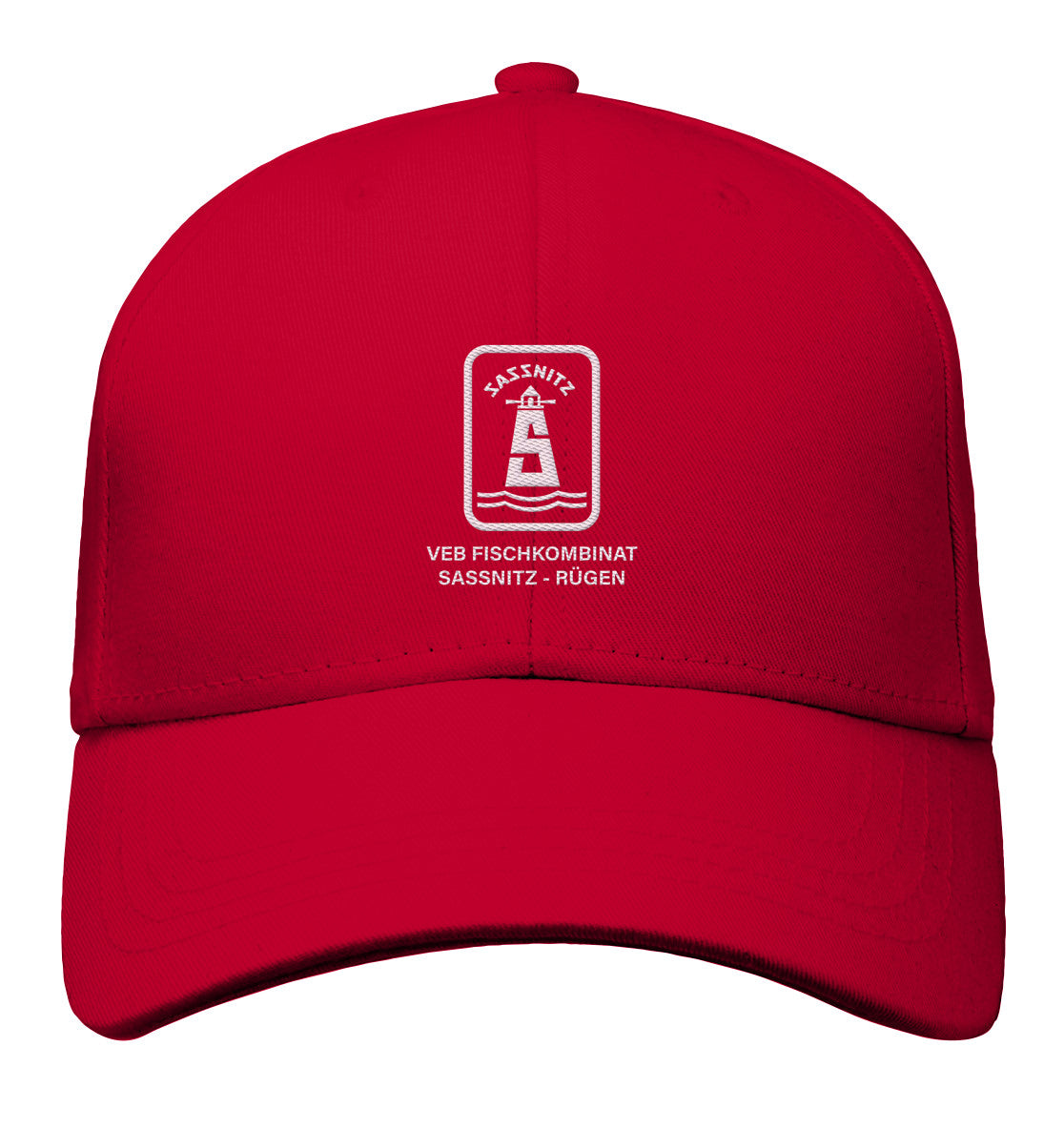 DDR Ostalgie Baseballcap bestickt • VEB FISCHKOMBINAT SASSNITZ-RÜGEN