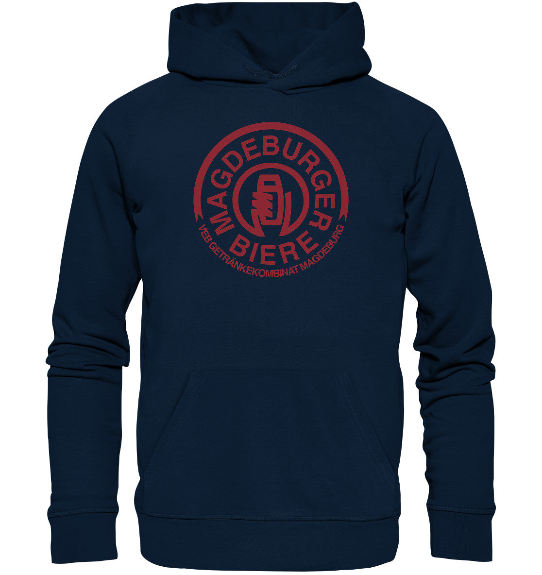 DDR Ostalgie Kapuze / Organic Hoodie Unisex • VEB GETRÄNKEKOMBINAT MAGEDEBURG - BIERE