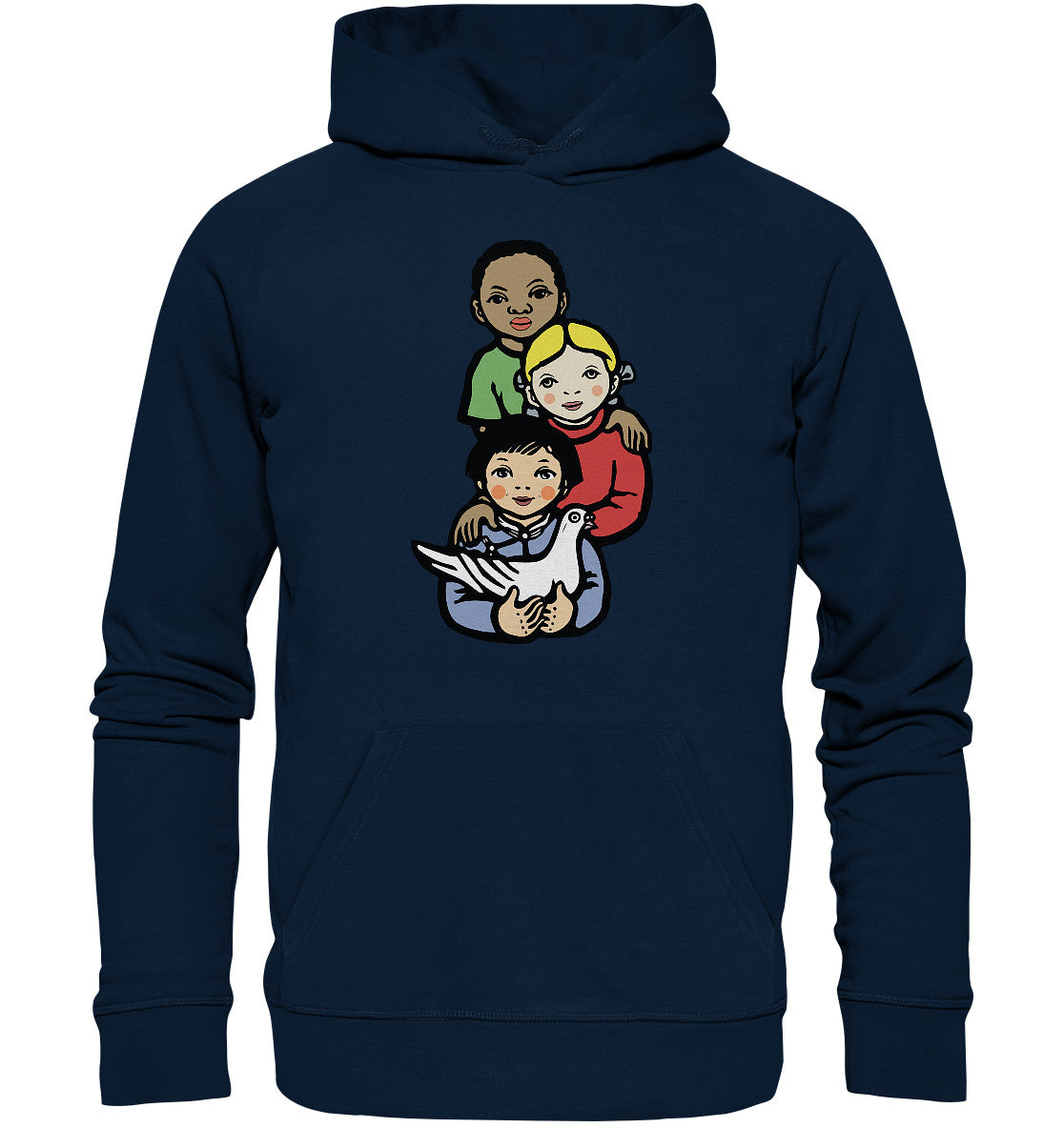 DDR Ostalgie Kapuze / Organic Hoodie Unisex • WELTFRIEDEN - WORLD PEACE, LI BING-FAN 1967
