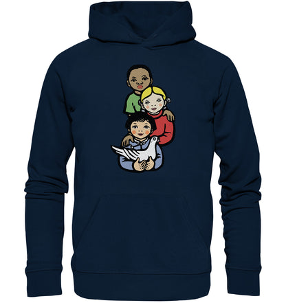 DDR Ostalgie Kapuze / Organic Hoodie Unisex • WELTFRIEDEN - WORLD PEACE, LI BING-FAN 1967