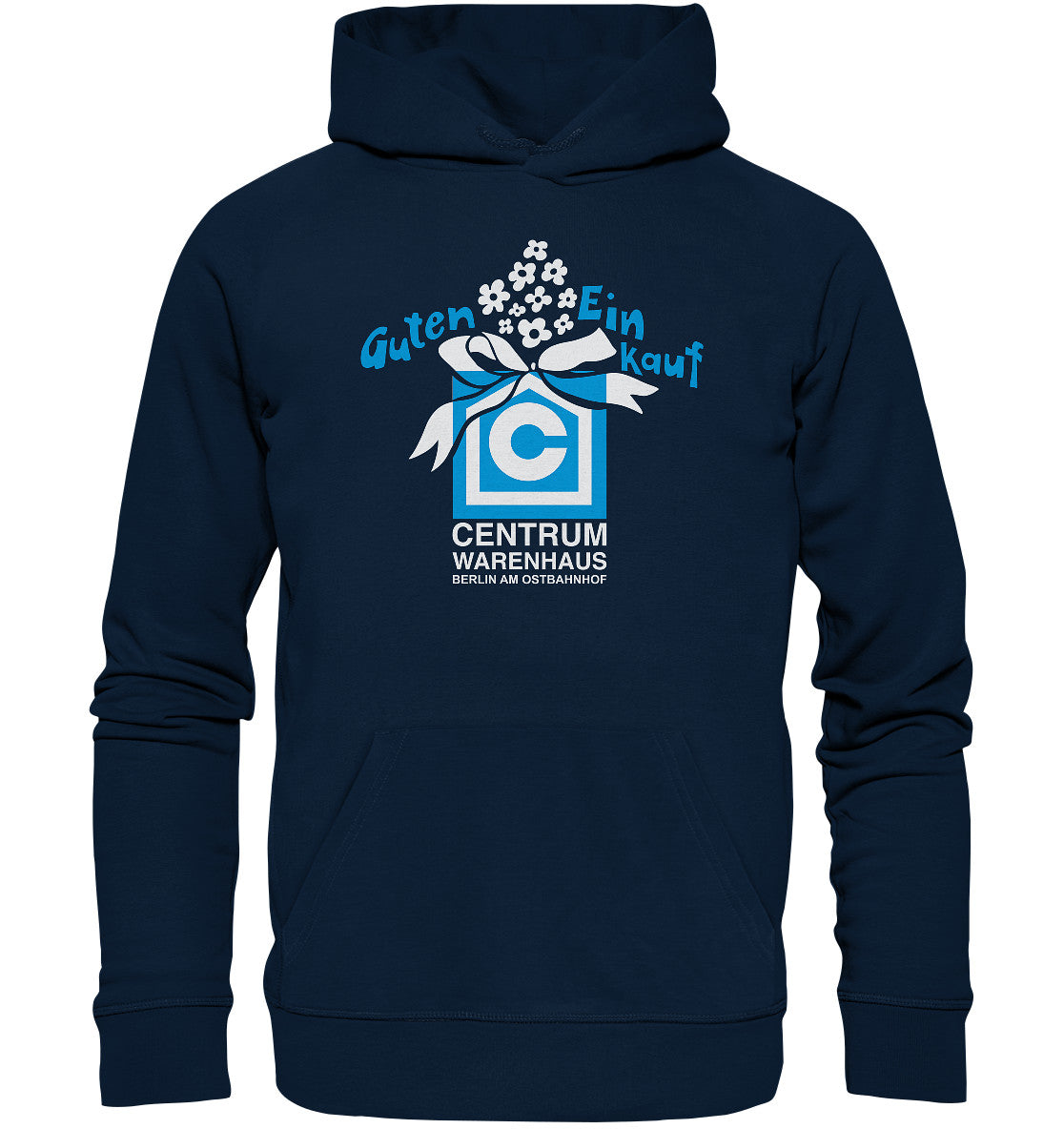 DDR Ostalgie Kapuze / Organic Hoodie Unisex • CENTRUM WARENHAUS - BERLIN