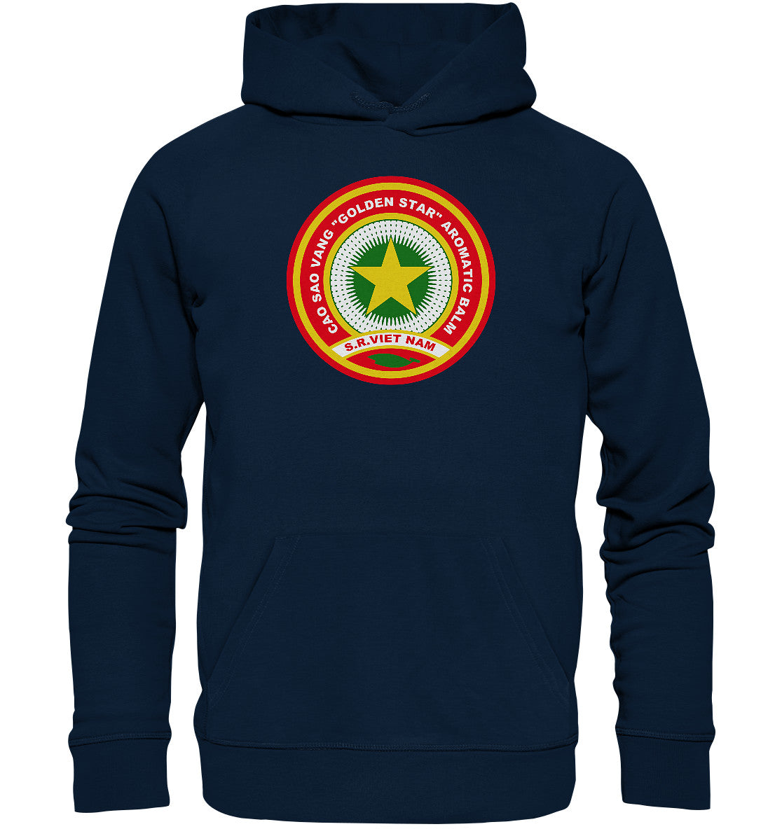 DDR Ostalgie Kapuze / Organic Hoodie Unisex • VIETNAMESISCHE SALBE GOLDEN STAR