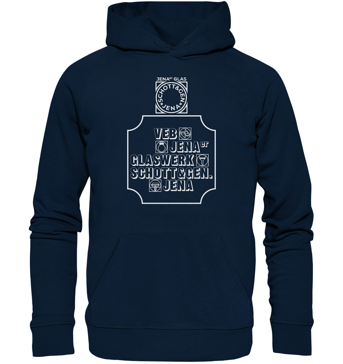 PREMIUM ORGANIC HOODIE UNISEX • VEB JENAER GLASWERK