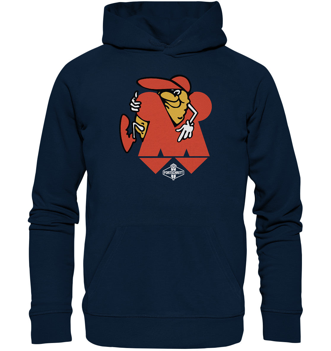 DDR Ostalgie Kapuze / Organic Hoodie Unisex • KOMBINAT FORTSCHRITT WEIMAR