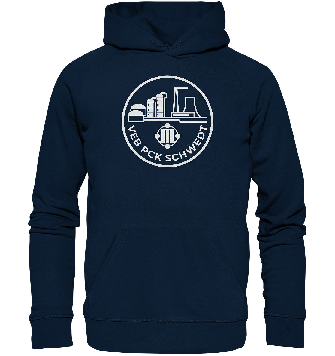 DDR Ostalgie Kapuze / Organic Hoodie Unisex • VEB PCK SCHWEDT