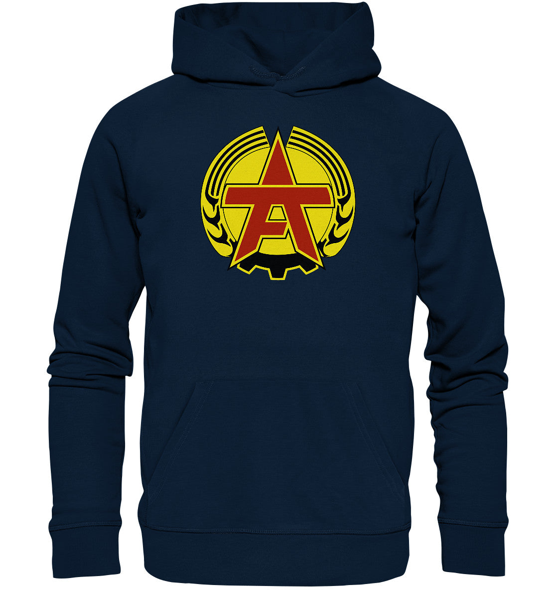 DDR Ostalgie Kapuze / Organic Hoodie Unisex • ARBEITERFESTSPIELE - FARBIG