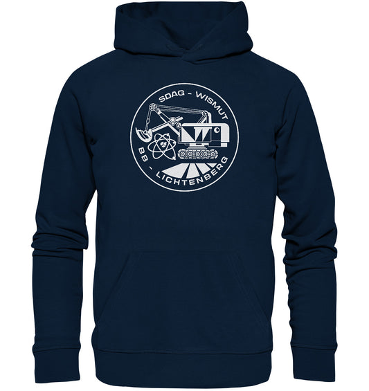 DDR Ostalgie Kapuze / Organic Hoodie Unisex • SDAG WISMUT - BB LICHTENBERG - Organic Basic Hoodie