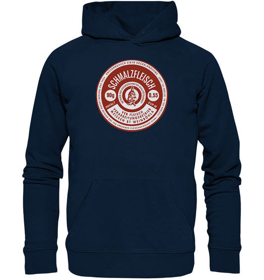 DDR Ostalgie Kapuze / Organic Hoodie Unisex • SCHMALZFLEISCH - VEB FLEISCH MEISSEN