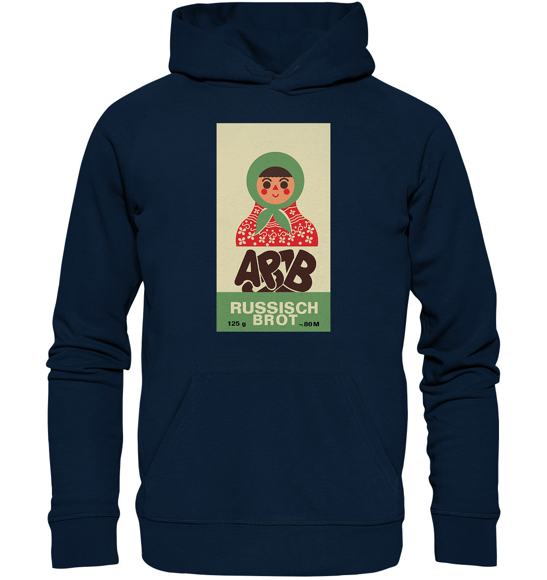 DDR Ostalgie Kapuze / Organic Hoodie Unisex • RUSSISCH BROT