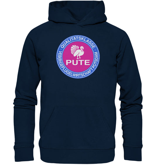 DDR Ostalgie Kapuze / Organic Hoodie Unisex • VEB GEFLÜGELWIRTSCHAFT POTSDAM