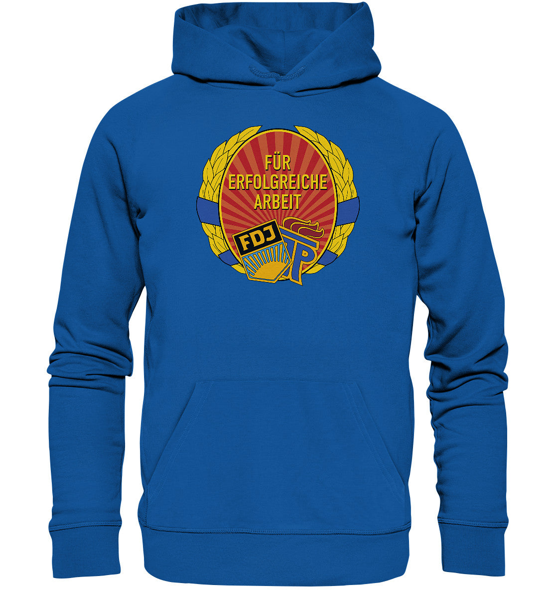 DDR Ostalgie Kapuze / Organic Hoodie Unisex • ABZEICHEN - FÜR ERFOLGREICHE ARBEIT