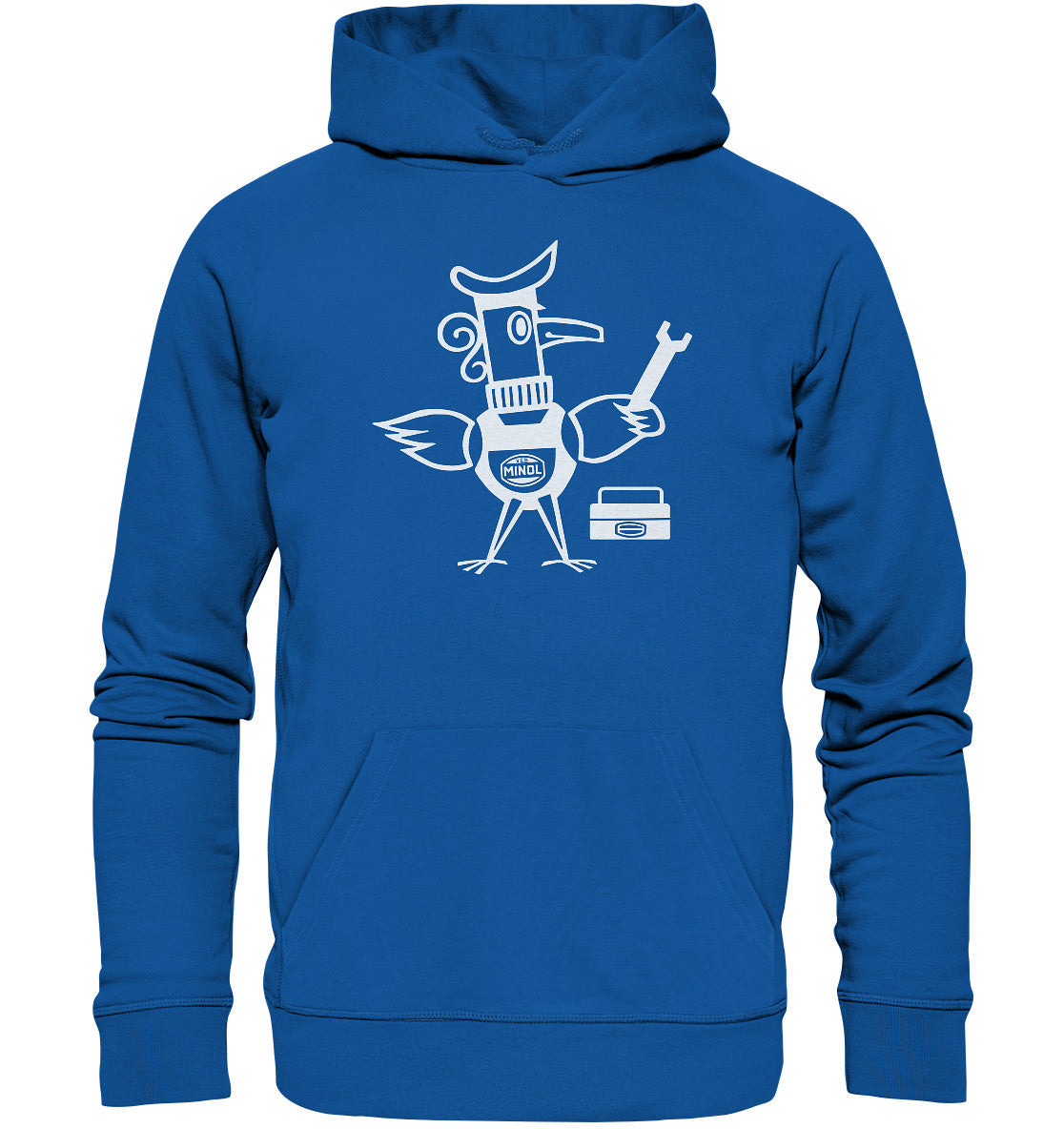 DDR Ostalgie Kapuze / Organic Hoodie Unisex • MINOL PIROL - URVERSION