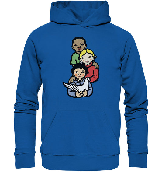 DDR Ostalgie Kapuze / Organic Hoodie Unisex • WELTFRIEDEN - WORLD PEACE, LI BING-FAN 1967