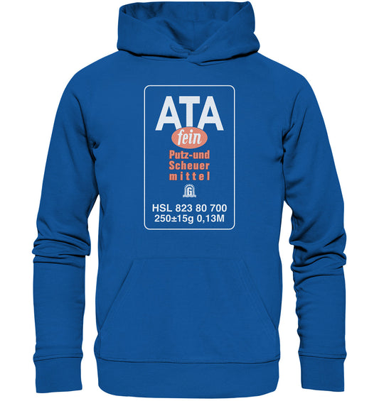 DDR Ostalgie Kapuze / Organic Hoodie Unisex • ATA SCHEUERMITTEL