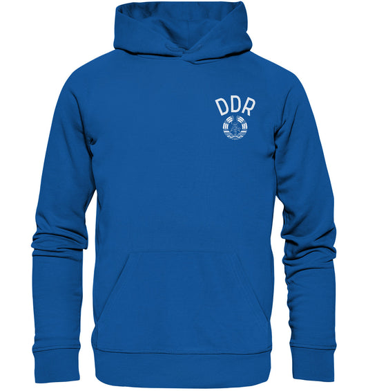 DDR Ostalgie Kapuze / Organic Hoodie Unisex • DDR SPORT TRIKOT - monochrom