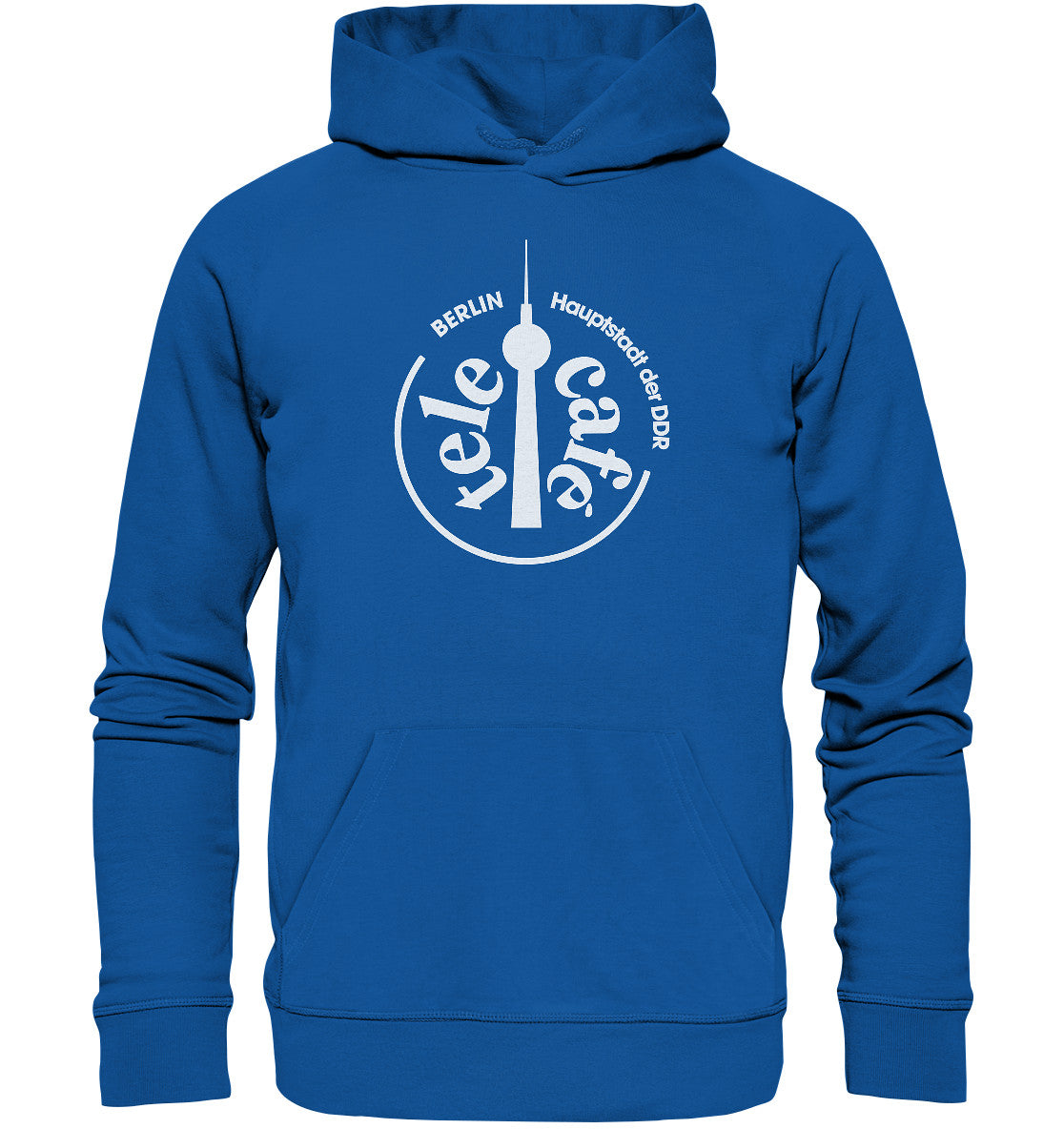 DDR Ostalgie Kapuze / Organic Hoodie Unisex • TELECAFE IM FERNSEHTURM