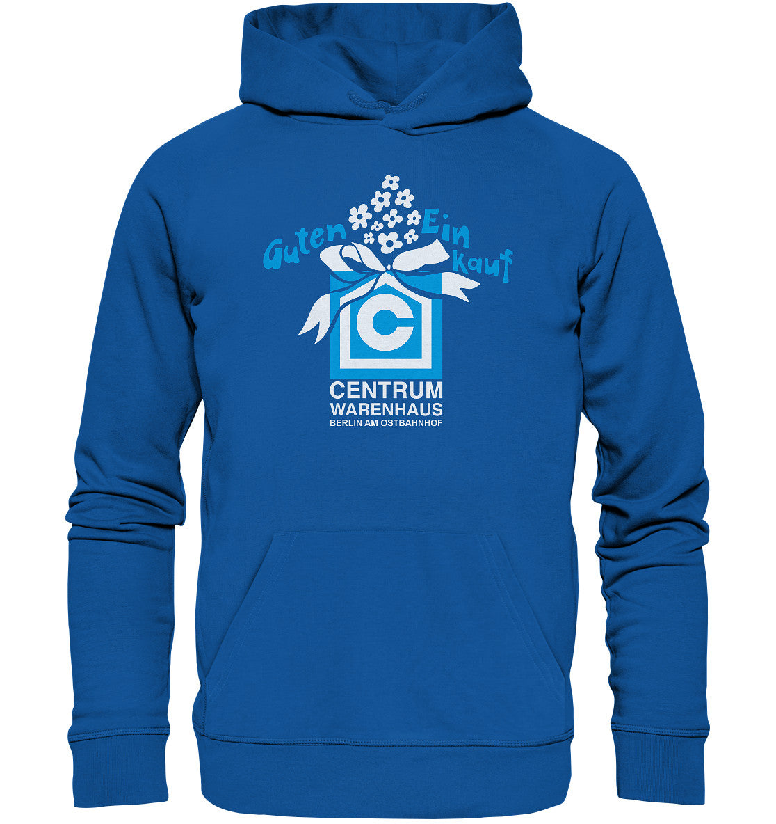 DDR Ostalgie Kapuze / Organic Hoodie Unisex • CENTRUM WARENHAUS - BERLIN