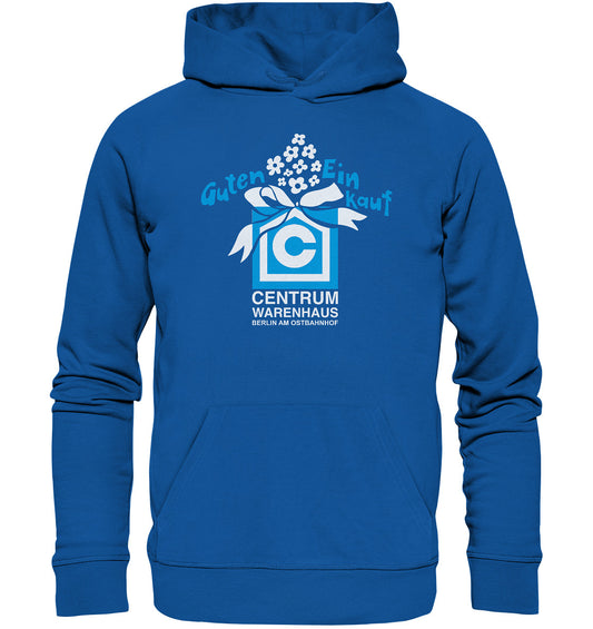 DDR Ostalgie Kapuze / Organic Hoodie Unisex • CENTRUM WARENHAUS - BERLIN