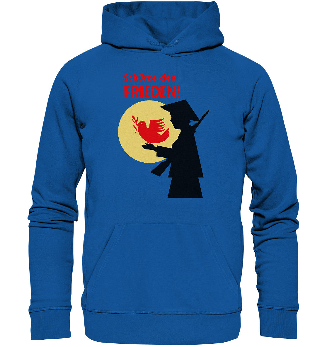 DDR Ostalgie Kapuze / Organic Hoodie Unisex • SCHÜTZE DEN FRIEDEN! SOLIDARITÄT MIT VIETNAM