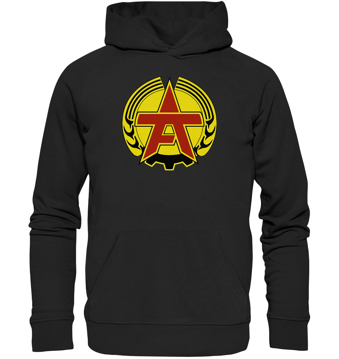 DDR Ostalgie Kapuze / Organic Hoodie Unisex • ARBEITERFESTSPIELE - FARBIG