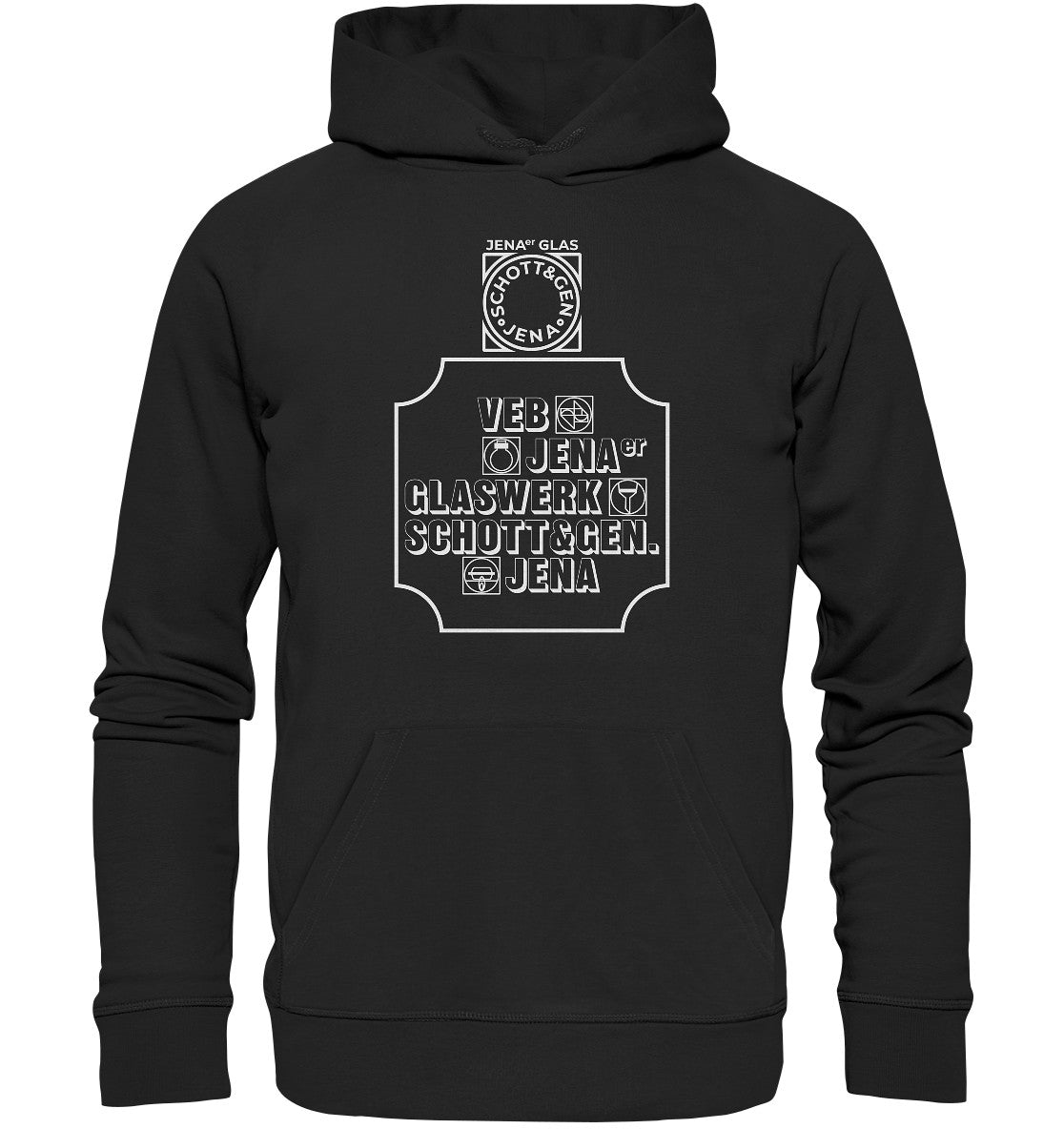PREMIUM ORGANIC HOODIE UNISEX • VEB JENAER GLASWERK