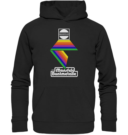 DDR Ostalgie Kapuze / Organic Hoodie Unisex • DDR MANSFELD BUNTMETALLE