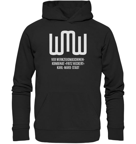 DDR Ostalgie Kapuze / Organic Hoodie Unisex • VEB FRITZ HECKERT KARL-MARX-STADT