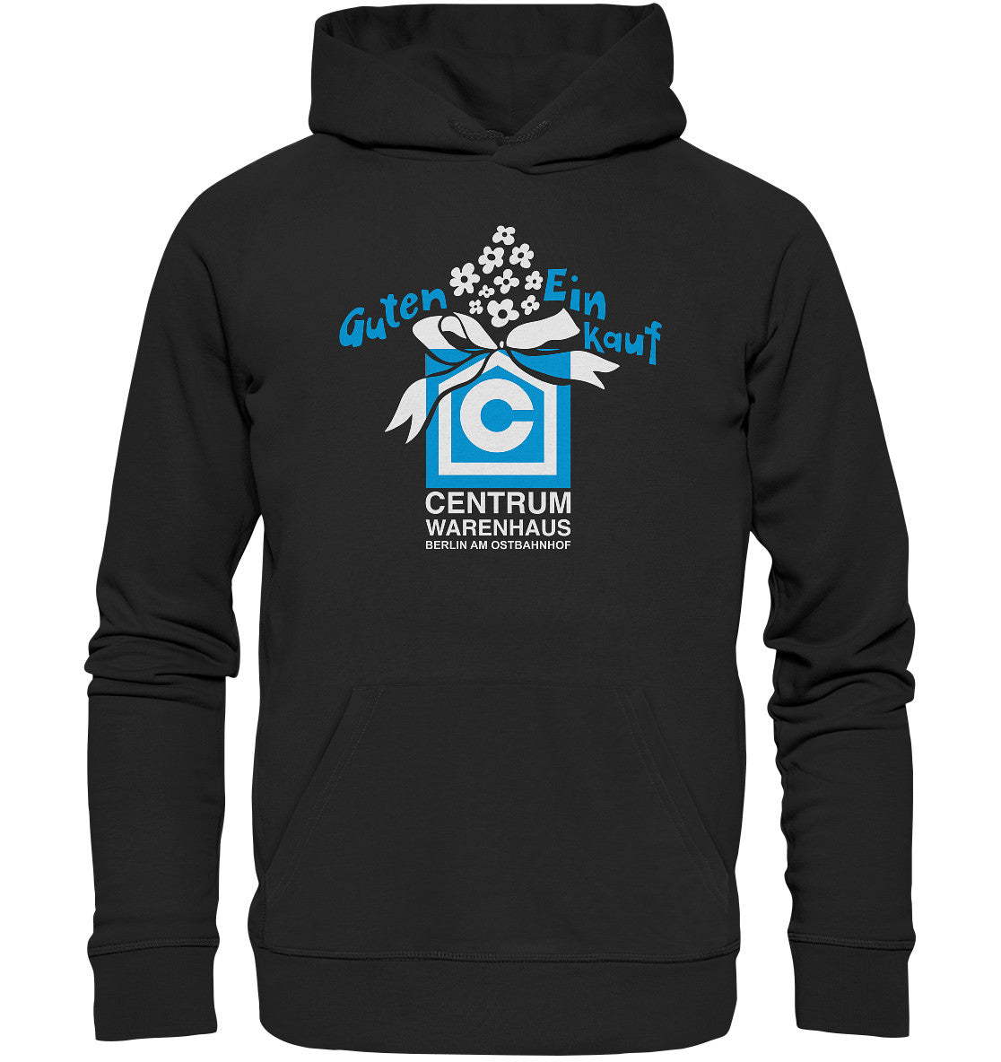 DDR Ostalgie Kapuze / Organic Hoodie Unisex • CENTRUM WARENHAUS - BERLIN