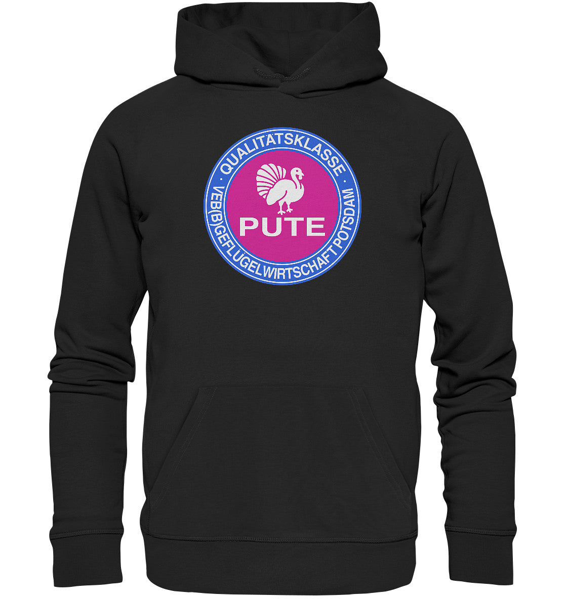 DDR Ostalgie Kapuze / Organic Hoodie Unisex • VEB GEFLÜGELWIRTSCHAFT POTSDAM