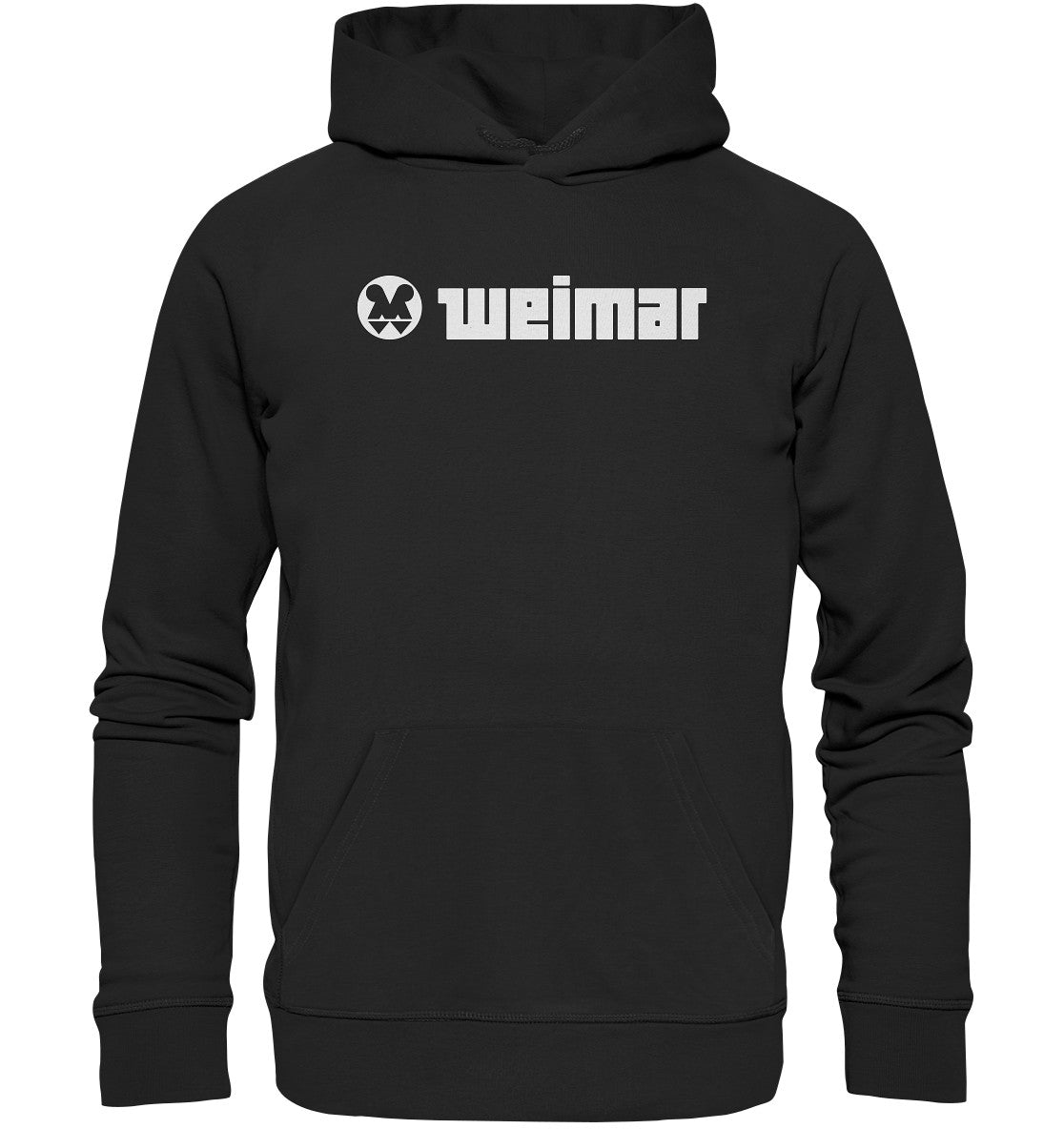 DDR Ostalgie Kapuze / Organic Hoodie Unisex • VEB WEIMAR-WERK