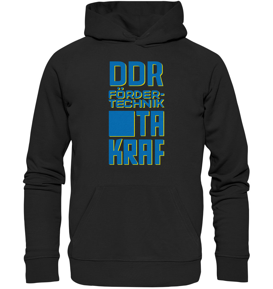 DDR Ostalgie Kapuze / Organic Hoodie Unisex • DDR FÖRDERTECHNIK TAKRAF