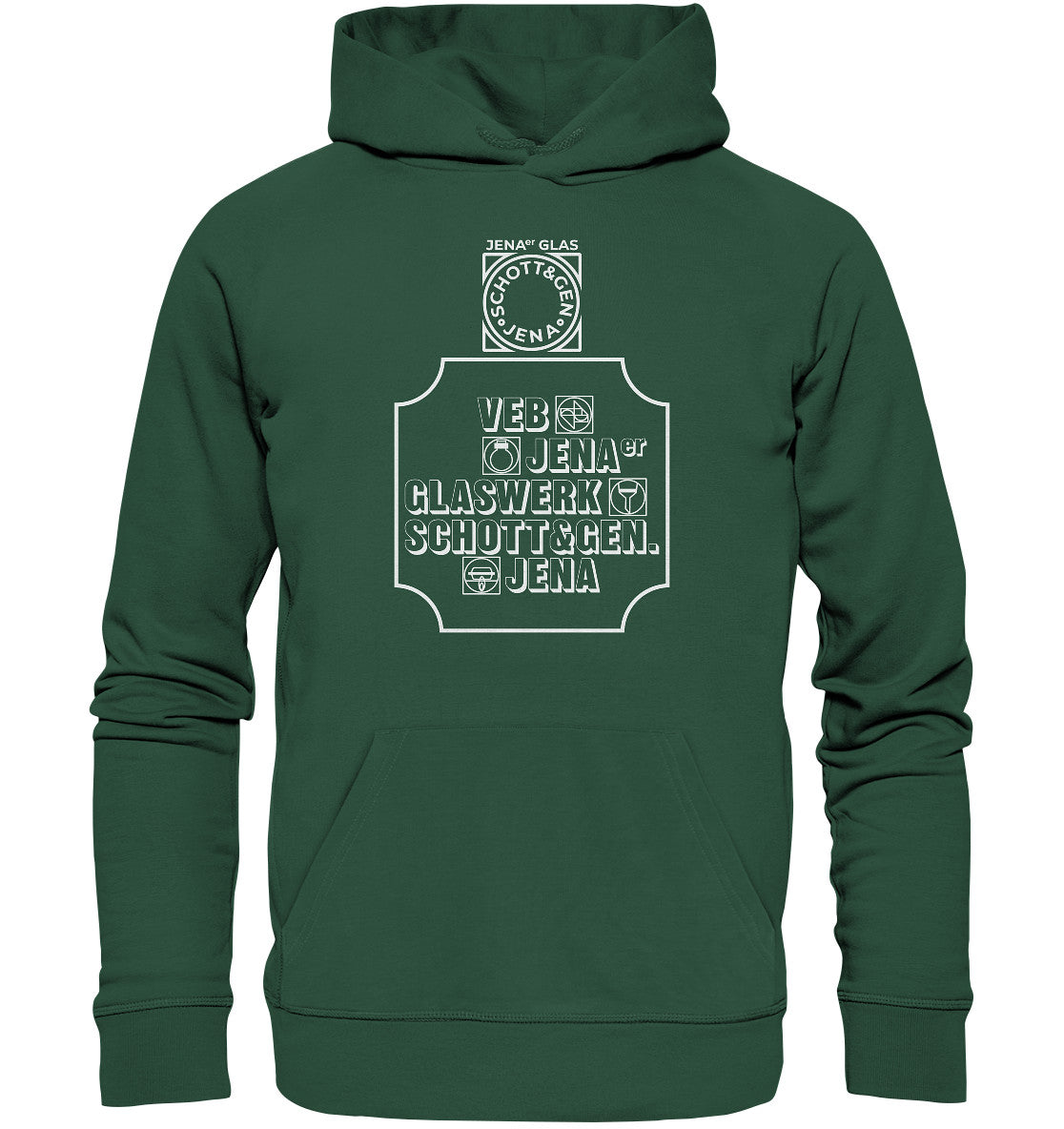 PREMIUM ORGANIC HOODIE UNISEX • VEB JENAER GLASWERK