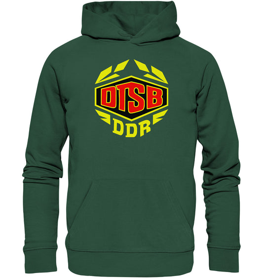DDR Ostalgie Kapuze / Organic Hoodie Unisex • DDR TURN & SPORTBUND