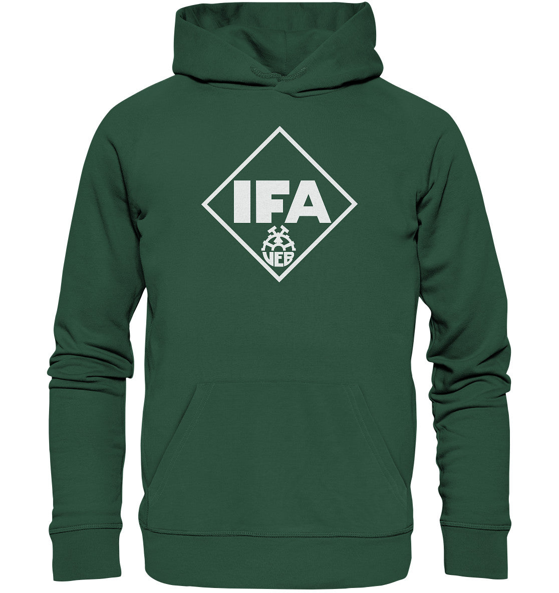 DDR Ostalgie Kapuze / Organic Hoodie Unisex • IFA VEB