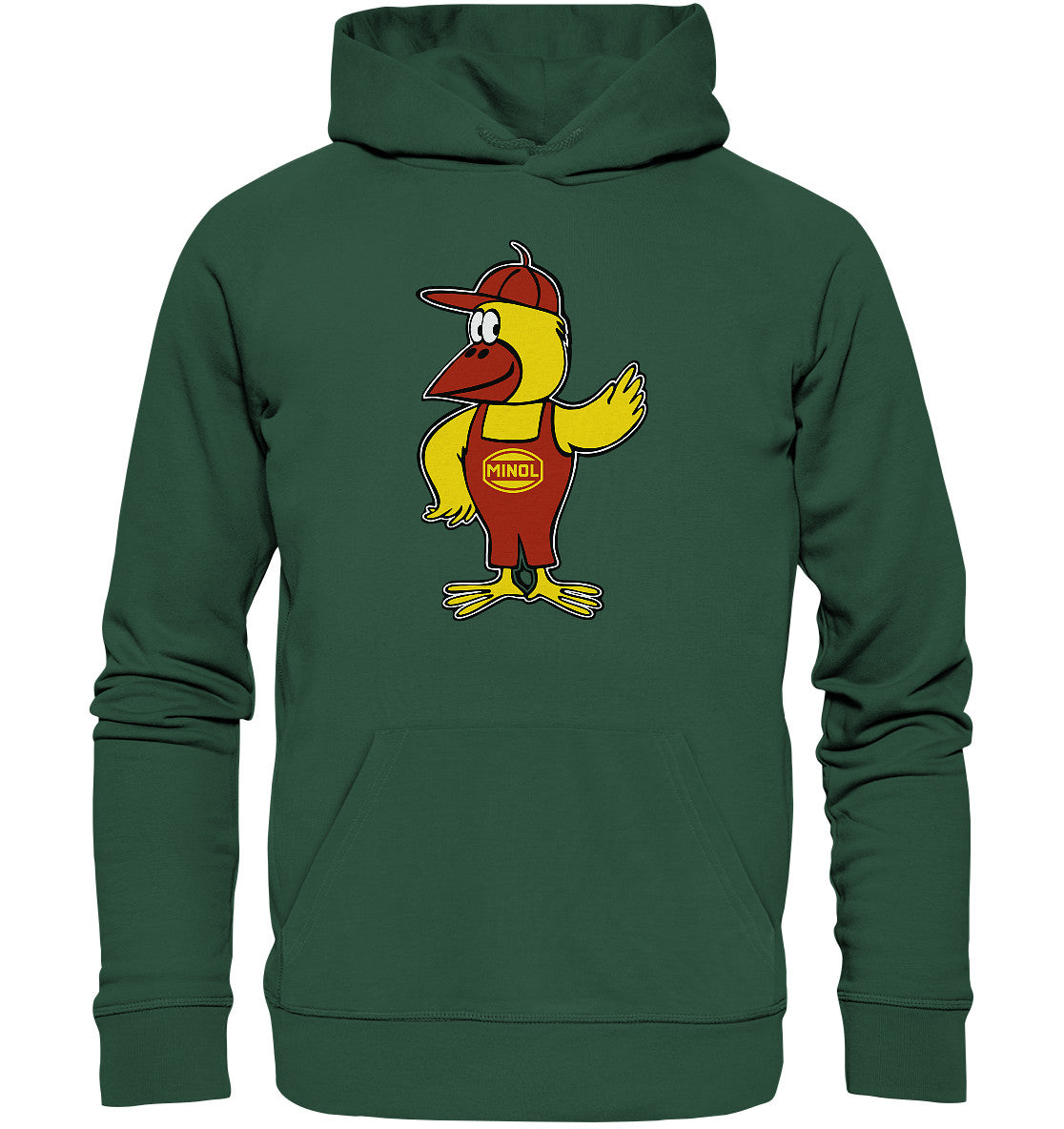 DDR Ostalgie Kapuze / Organic Hoodie Unisex • MINOL PIROL
