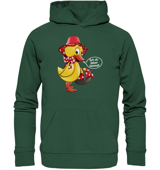 DDR Ostalgie Kapuze / Organic Hoodie Unisex • UNSER SANDMÄNNCHEN - SCHNATTERINCHEN - ACH DU LIEBER HIMMEL!