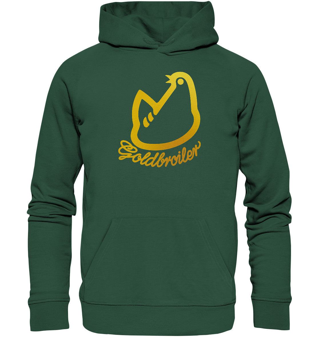 DDR Ostalgie Kapuze / Organic Hoodie Unisex • GOLDBROILER