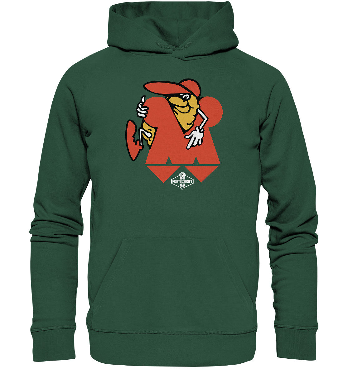 DDR Ostalgie Kapuze / Organic Hoodie Unisex • KOMBINAT FORTSCHRITT WEIMAR