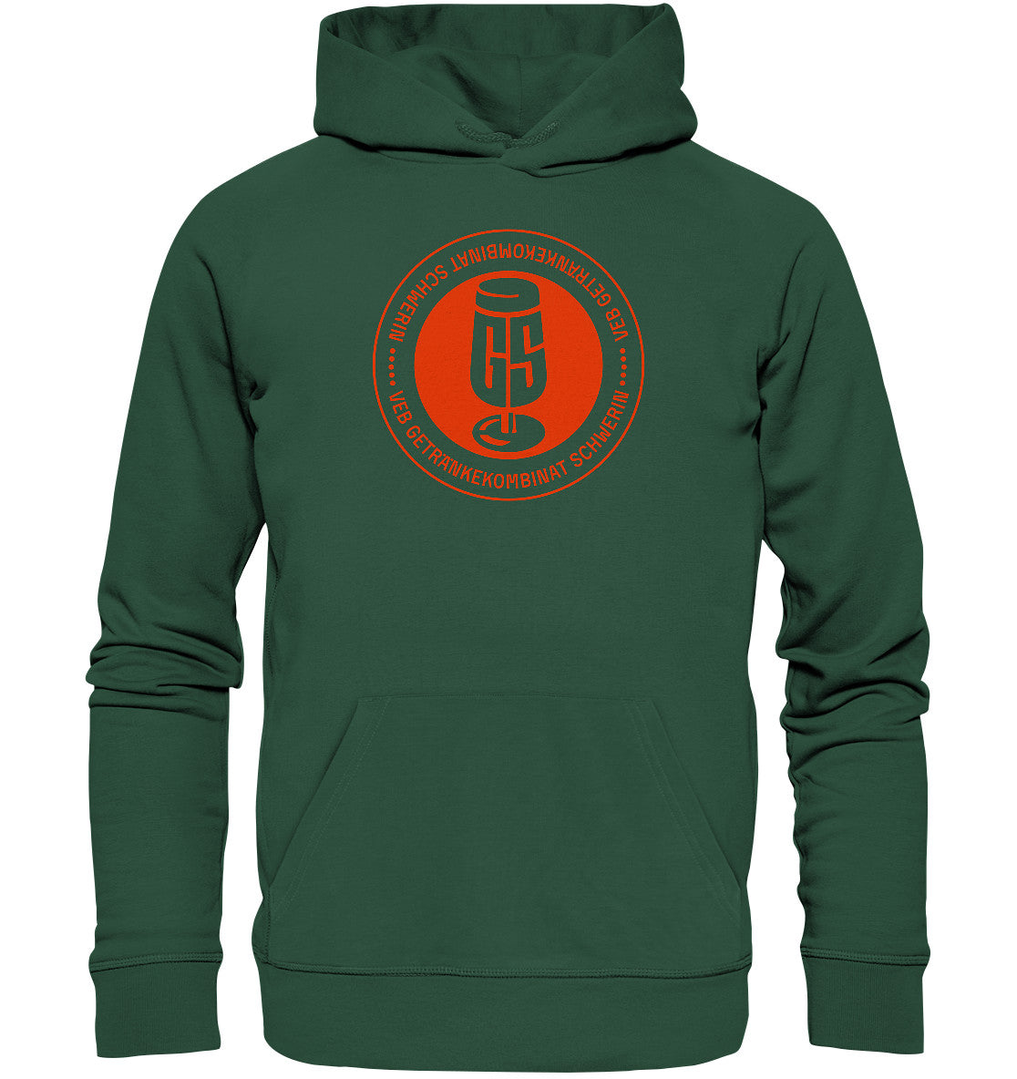 DDR Ostalgie Kapuze / Organic Hoodie Unisex • VEB GETRÄNKEKOMBINAT SCHWERIN
