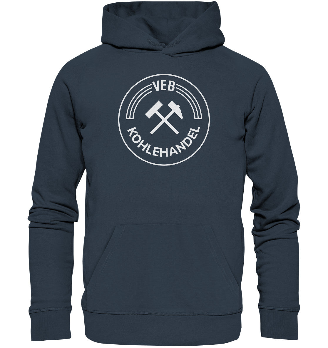 DDR Ostalgie Kapuze / Organic Hoodie Unisex • VEB KOHLEHANDEL