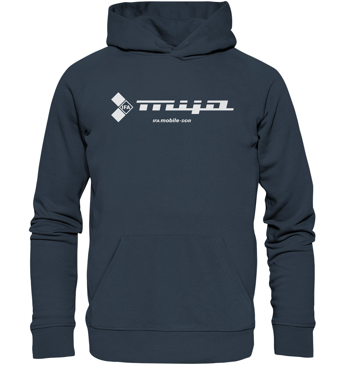 DDR Ostalgie Kapuze / Organic Hoodie Unisex • MIFA DDR - LOGO
