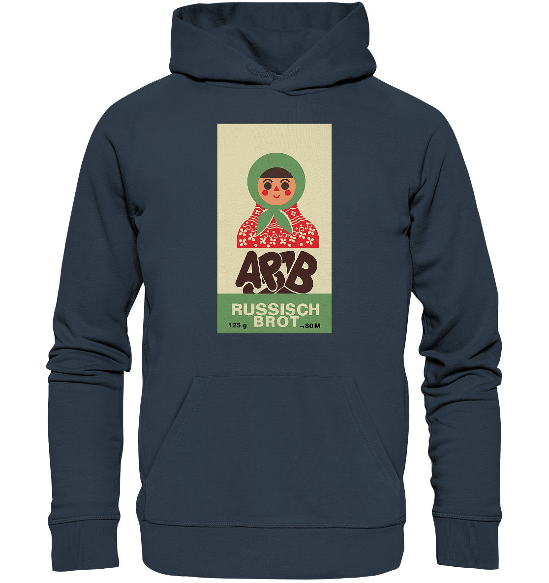 DDR Ostalgie Kapuze / Organic Hoodie Unisex • RUSSISCH BROT