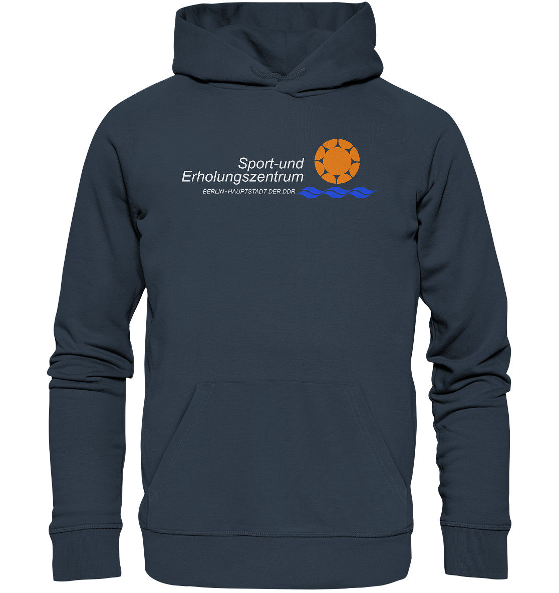 DDR Ostalgie Kapuze / Organic Hoodie Unisex • SEZ BERLIN