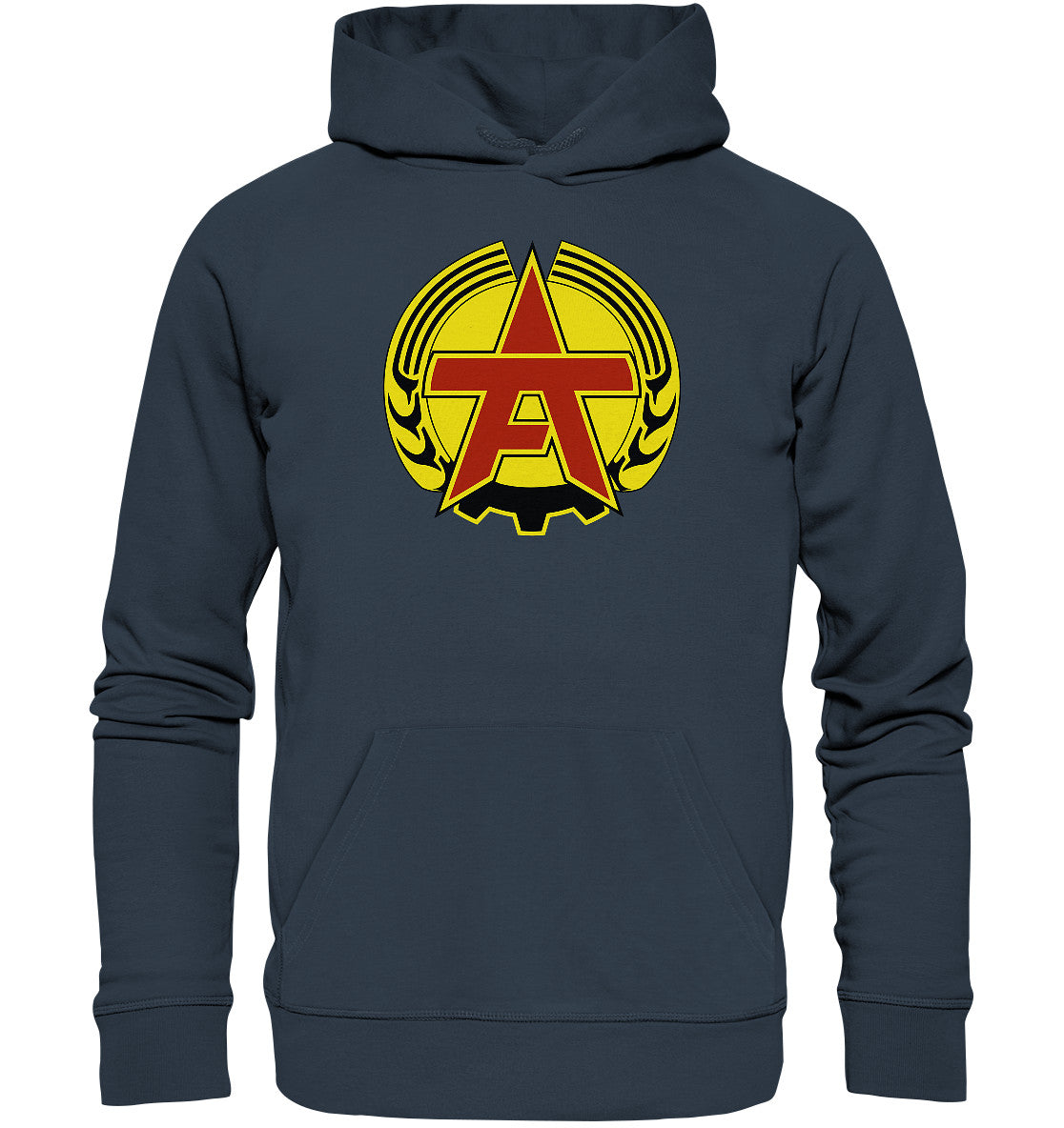 DDR Ostalgie Kapuze / Organic Hoodie Unisex • ARBEITERFESTSPIELE - FARBIG