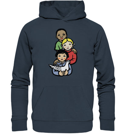 DDR Ostalgie Kapuze / Organic Hoodie Unisex • WELTFRIEDEN - WORLD PEACE, LI BING-FAN 1967