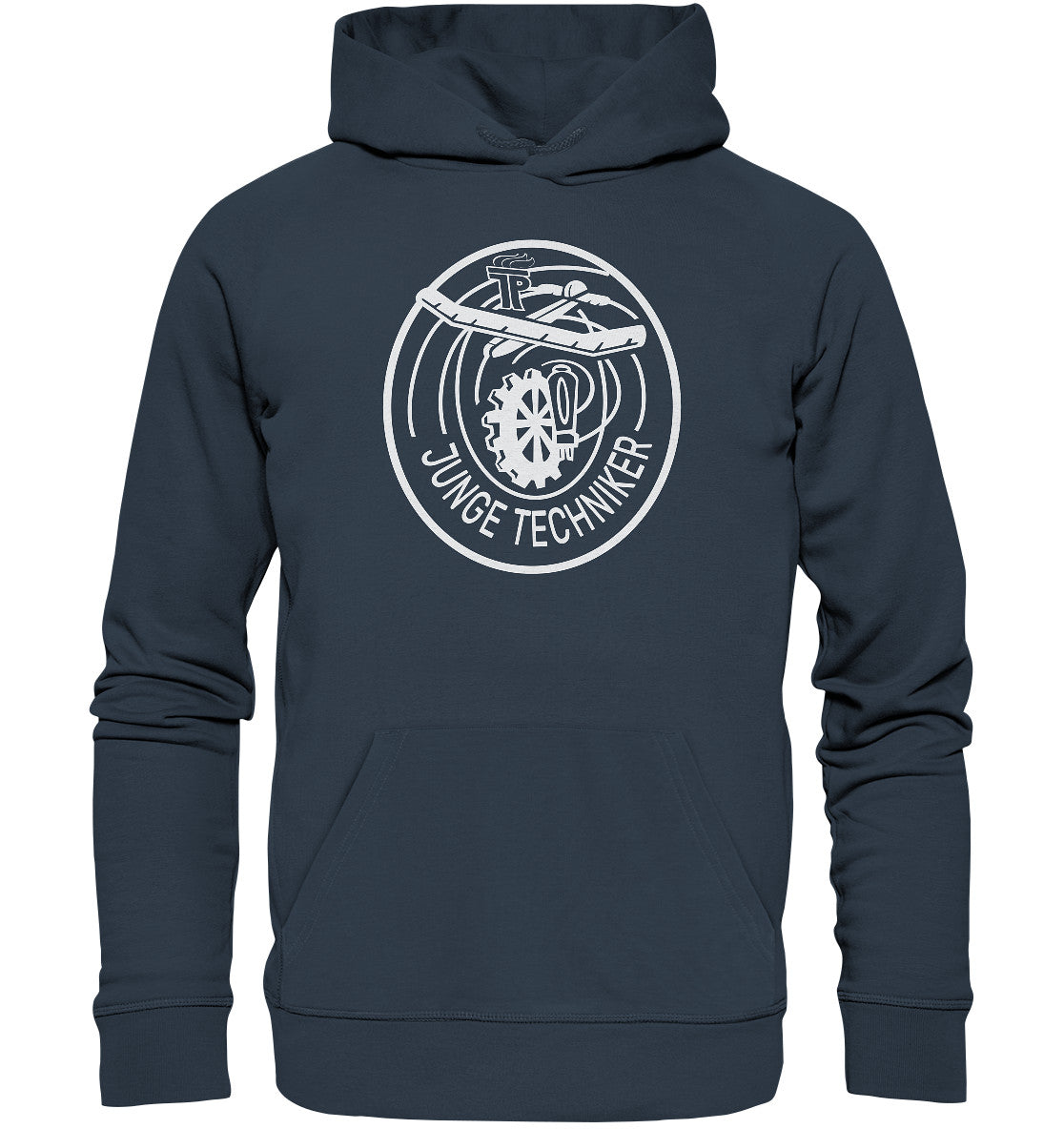 DDR Ostalgie Kapuze / Organic Hoodie Unisex • JUNGE PIONIERE - JUNGE TECHNIKER